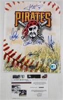 Small Signed Pirates Poster with COA