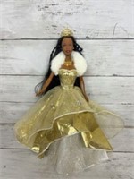 Princess barbie in gold dress