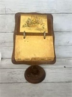 Wooden recipe stand