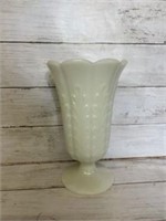 Milk glass vase made in USA
