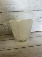 Milk glass vase made in USA