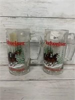 Beer mugs Budweiser Clydesdale Beer Mugs