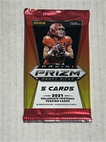 2021 Factory Sealed Panini Prizm NFL 5 card Pack