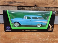 LUCKY DIE CAST 1957 CHEVROLET NOMAD 1:24 SCALE...
