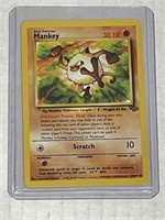 Pokemon Mankey 55/64 Common Jungle