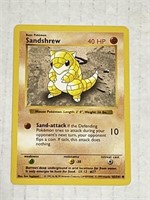 Pokemon Sandshrew 62/102 Shadowless