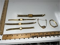 Lot of 6 Watches Seiko, Citizen, and Waltham