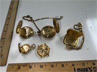 Lot of 5 Watches Pocket Watches