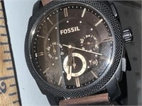 Fossil FS4656 251603 Leather Banded Watch