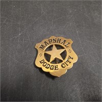 Marshal Dodge City Badge Replica