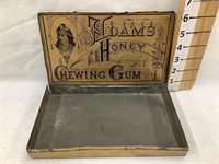 Adams Honey Chewing Gum Metal Store Display/