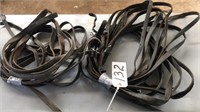 Set of Leather Lead and Pole Lines