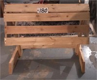 Large Wooden Saddle Stand