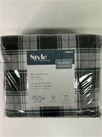 STYLE SELECTIONS QUEEN 4 PC SHEET SET