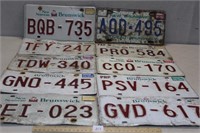 LARGE LOT OF NB LICENSE PLATES