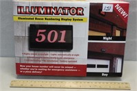 NEW ILLUMINATED HOUSE NUMBERING DISPLAY SYSTEM