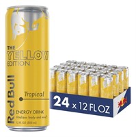 Red Bull Energy Drink, Tropical, Yellow