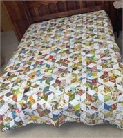 Stunning Handmade Quilt 78 x 93 inches