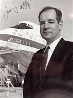 Father of the 747 autographed photo, Joe Sutter