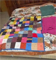 Cat Blanket , 2 jersey flat sheets, quilt Lap