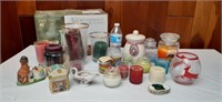 New and used candles, candle holders and more