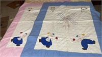 Handmade Dutch Baby Quilts 44 x 55 inches, some