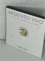 ARGENTO VIVO STERLING SILVER EAR CUFF