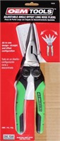 Adjustable Angle Offset Long Nose Pliers 6 Pack