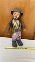 Vintage 21" Emmett Kelly Willy the Clown Doll