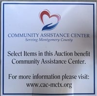 Some Lots In This Auction Benefit CAC