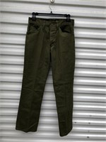Vintage Roebucks Olive Green Straight Leg Jeans