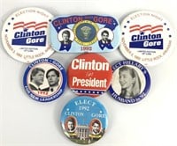 Clinton/Gore Buttons