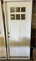 2-8 (32") 6 light RH Craftsman Exterior Steel Door