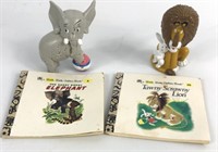 Miniature Little Golden Books w/Figurines