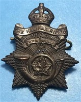 Halifax Rifles Military Cap Badge