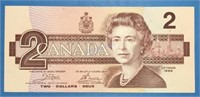 1986 Uncirculated $2 Banknote
