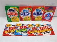 (8) NEW 1980's TOPPS Baseball Card Packs