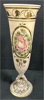 Cambridge Glass Tuscan Rose Vase.