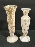 Cambridge Glass Tuscan Vases.