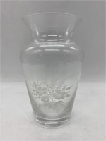Vintage Avon Floral Bouquet Crystal Vase in Box