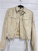 Ralph Lauren Beige Leather Jacket
