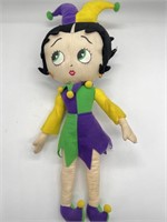 Vintage Betty Boop Mardi Gras Plush Doll