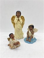 Vintage UTI Porcelain Angel Statues