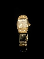Vintage Golden Novelle Diamond 7" Clasp Bracelet
