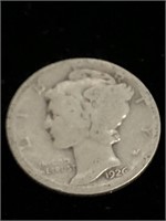 Vintage 1926 Mercury Silver Dime