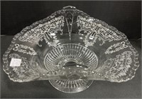 Cambridge Glass Etched Footed Bowl.