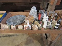 Collection of lighthouses - Plaque and stand