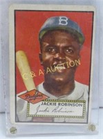 1952 JACKIE ROBINSON # 312 DODGERS BASEBALL CARD