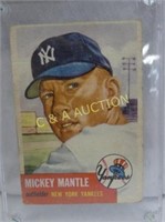 1953 MICKEY MANTLE YANKEES #82 TOPPS CARD
