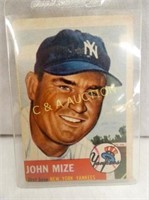 JOHN MIZE #77 TOPPS BASEBALL CARD